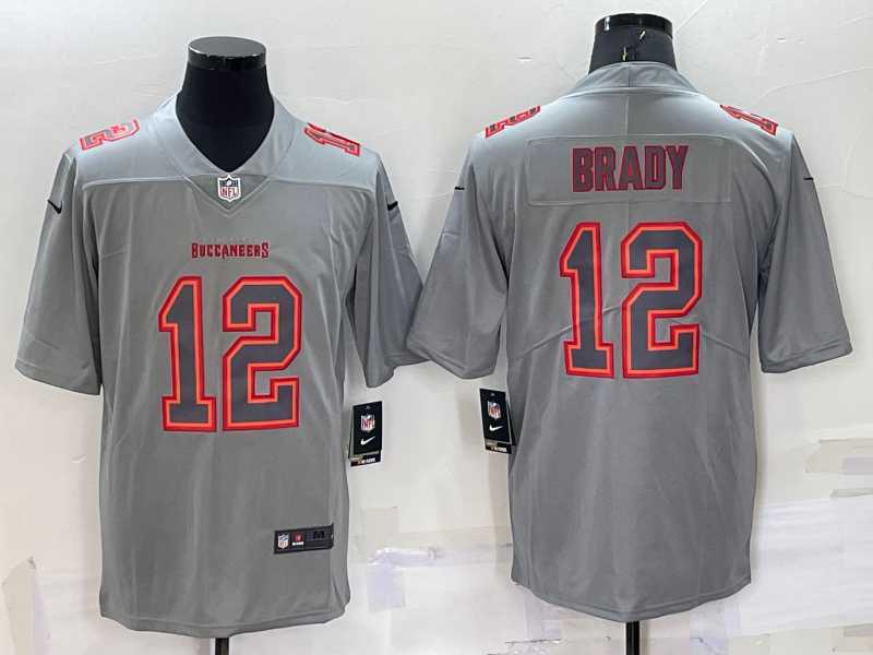 Men's Tampa Bay Buccaneers #12 Tom Brady Grey Atmosphere Fashion Vapor Untouchable Stitched Limited Jersey,We sell and wholesale Men's Tampa Bay Buccaneers #12 Tom Brady Grey Atmosphere Fashion Vapor Untouchable Stitched Limited Jersey on line form chian!